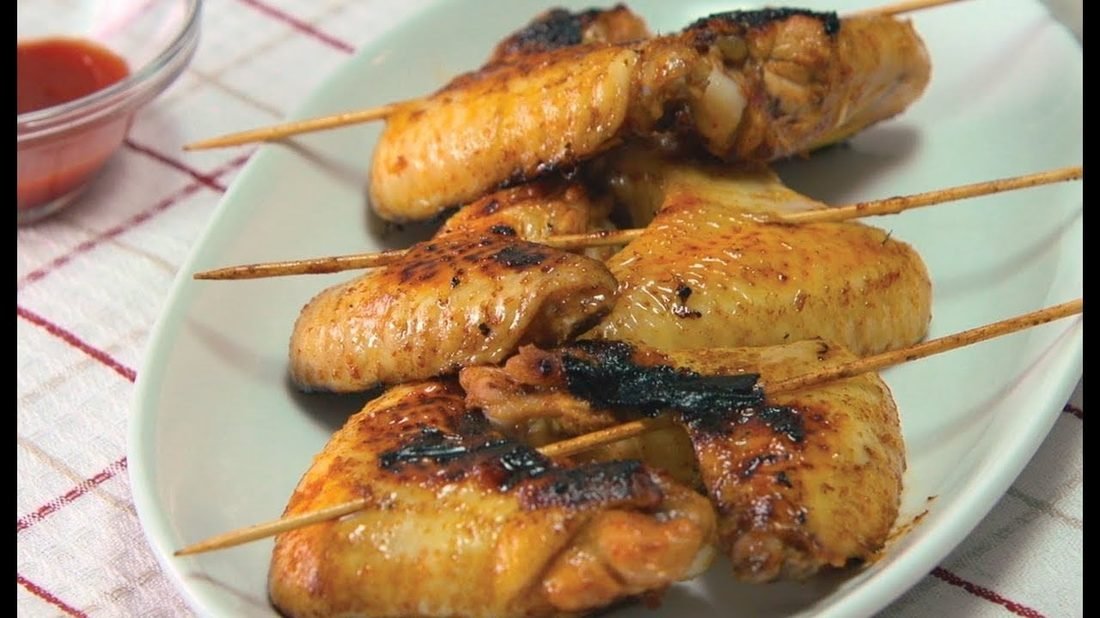 Alitas a la brasa